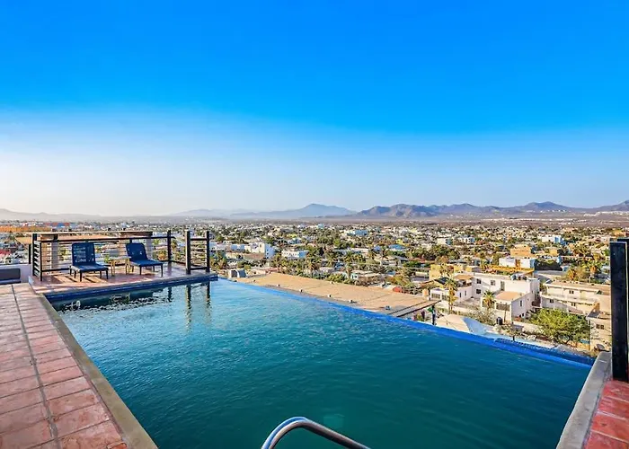 Loft Close To The Ocean With Rooftop Infinity Pool, Balcony & Gym - Dog-friendly Сasa de vacaciones Cabo San Lucas